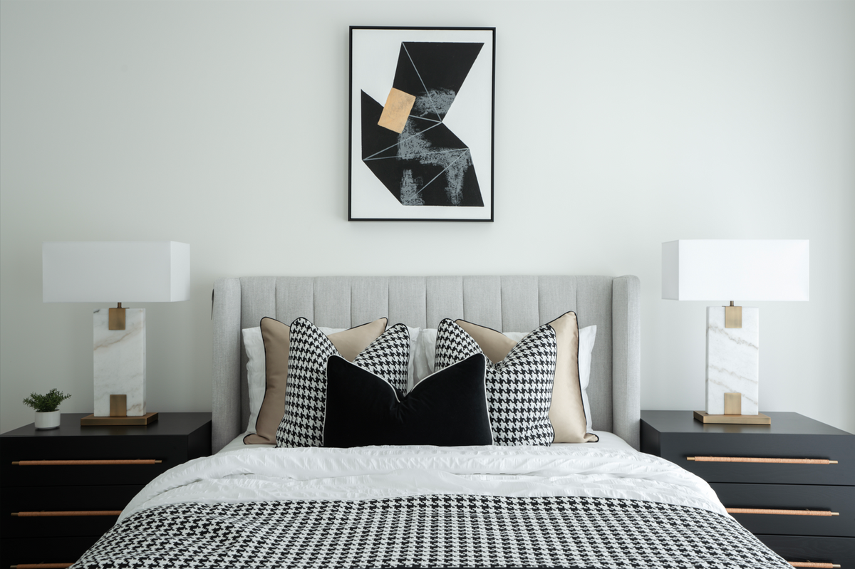 Styled living room