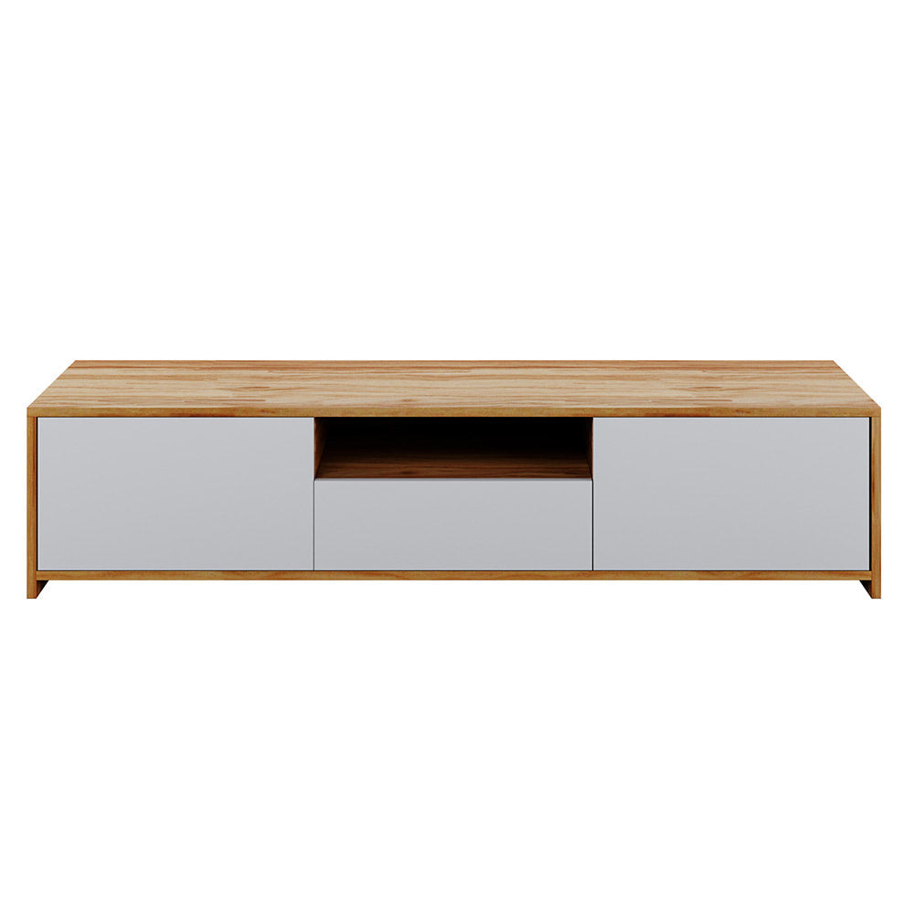Sabrine Entertainment Unit White