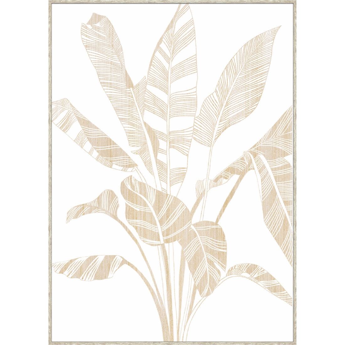 TROPICAL LEAVES IN CARVING