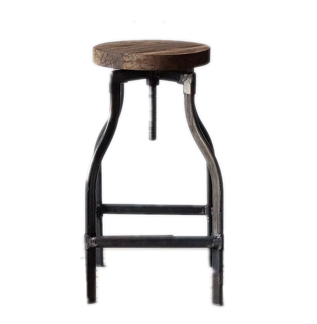 Set of 2 industrial vintage retro bar stools