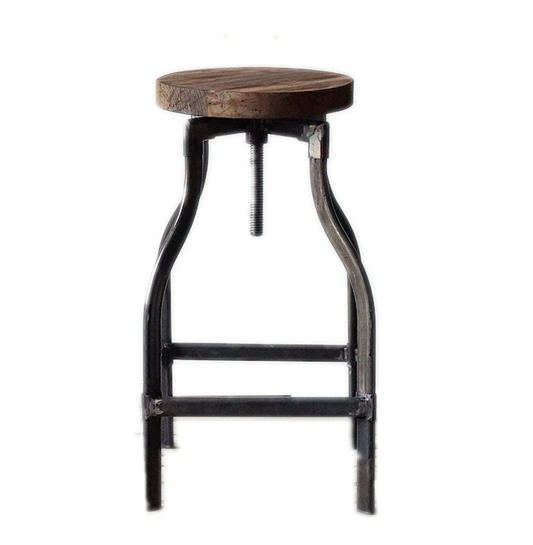 Set of 2 industrial vintage retro bar stools