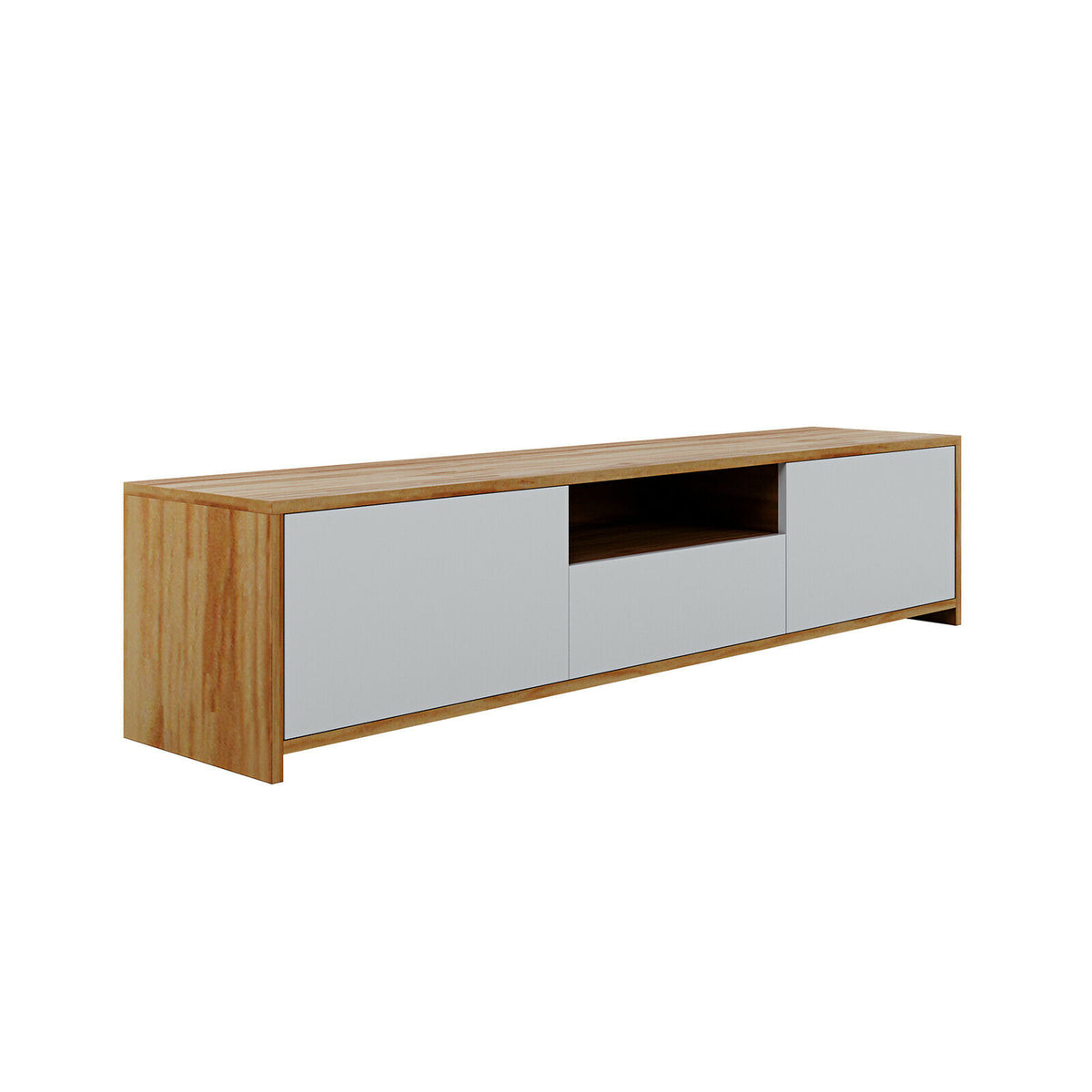 Sabrine Entertainment Unit White