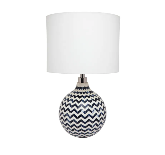 Heraldic Table Lamp - Blue