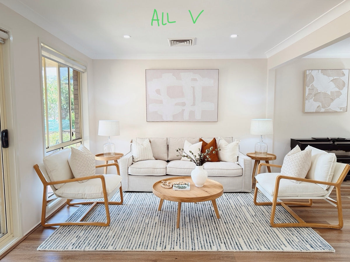 Lane Cove Living Room after styling