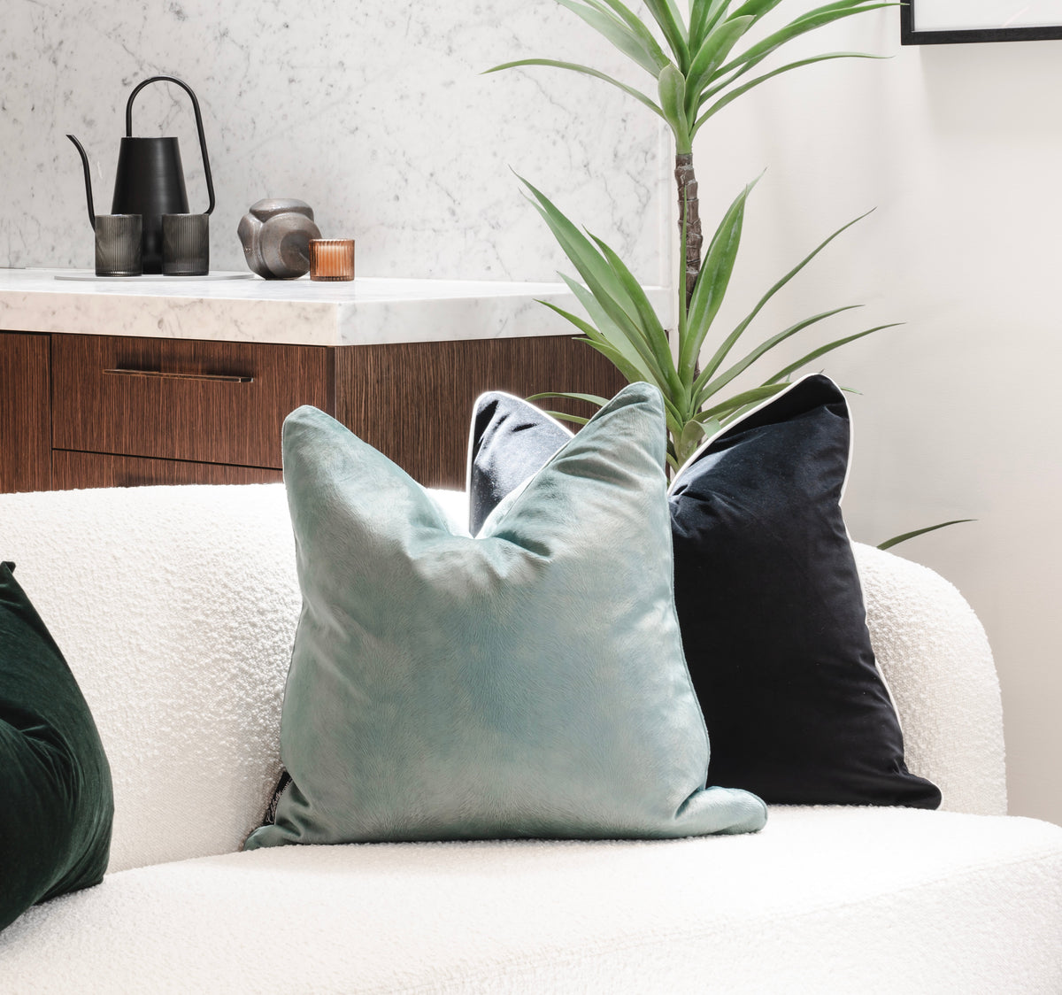 Velvet Grey Cushion