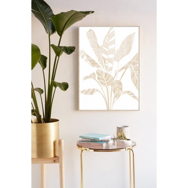 TROPICAL LEAVES IN CARVING