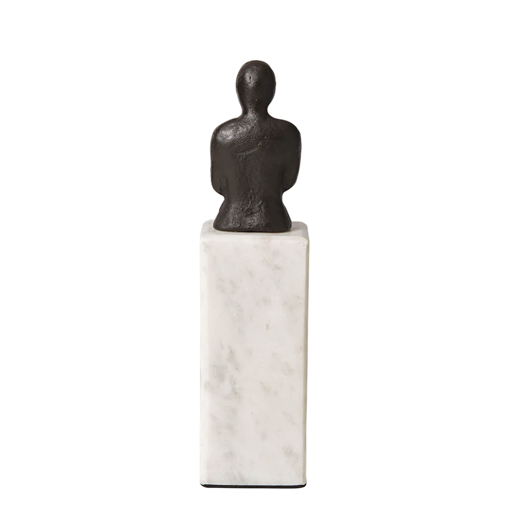 Banswara Sitting Man Bookend Bronze