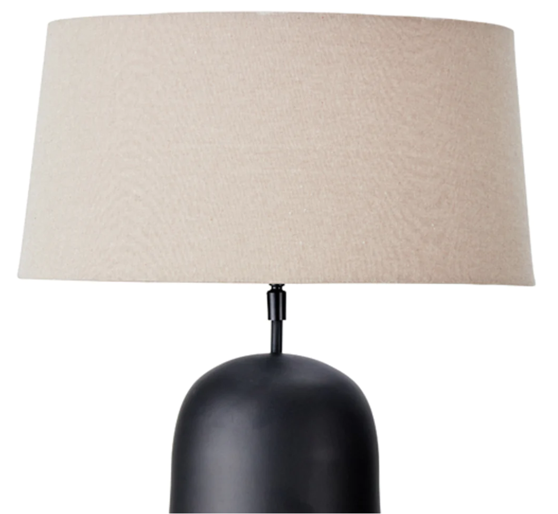 Kalina Ceramic Lamp Black