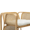 JAN BOCAN REPLICA WOVEN RATTAN & CANE ARMCHAIR